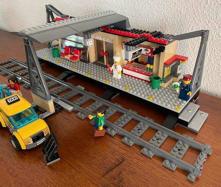 Lego City 60050 “Trein Station”, Kinderen en Baby's, Speelgoed | Duplo en Lego, Zo goed als nieuw, Lego, Complete set, Ophalen of Verzenden