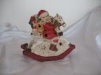 Kerst Santa* Schommelpaard * Waxinelicht Keramiek* Kerstman, Diversen, Ophalen of Verzenden