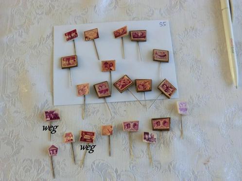 speldjes 19 stuks Beatrix en Claus (55, Verzamelen, Speldjes, Pins en Buttons, Gebruikt, Speldje of Pin, Overige onderwerpen, Verzenden