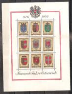 Oostenrijk 1522-1530 blok 4 postfris, Postzegels en Munten, Postzegels | Europa | Oostenrijk, Ophalen of Verzenden, Postfris