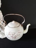 Emaille antieke chocoladeketel, Ophalen of Verzenden