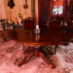 EetTafel klassiek + 4 stoelen + salontafel, Antiek en Kunst, Antiek | Meubels | Tafels, Ophalen
