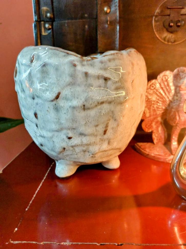 Tripod Bloempot Plantenpot, Tuin en Terras, Bloempotten, Zo goed als nieuw, Aardewerk, Binnen, Minder dan 40 cm, Minder dan 25 cm