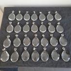 28 XXXL pegels diamant druppels onderdelen kroonluchter, Ophalen of Verzenden, Gebruikt, Glas