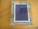 Zilveren fotolijst met glazen rand., Ophalen of Verzenden, Gebruikt