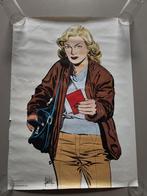 Vintage target poster Belgium police eighties - 1987, Ophalen of Verzenden, A1 t/m A3, Muziek, Rechthoekig Staand