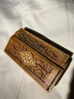 Houten kistje met parelmoer inleg, Ophalen of Verzenden, Zo goed als nieuw, X, Minder dan 50 cm