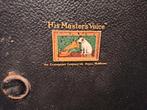 His Master's Voice koffergrammofoon / pathefoon / pathofoon, Ophalen