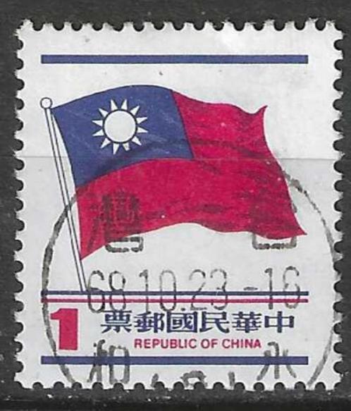 Taiwan 1978 - Yvert 1197 - Nationale vlag - 1 d. (ST), Postzegels en Munten, Postzegels | Azië, Gestempeld, Centraal-Azië, Verzenden