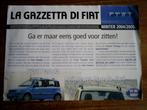 Fiat Alle Modellen 4 / 2005 4 pag., Boeken, Auto's | Folders en Tijdschriften, Overige merken, Zo goed als nieuw, Verzenden