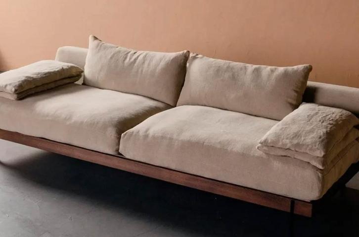 Bank ciel lauthentique showroom model, Huis en Inrichting, Banken | Sofa's en Chaises Longues, Nieuw, Driepersoons, 200 tot 250 cm