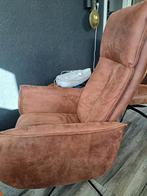 cognac relaxfauteuil, Huis en Inrichting, Fauteuils, Ophalen, Gebruikt