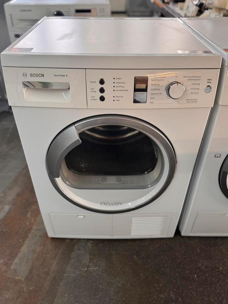 BOSCH CONDENSDROGER 8 KG met 1 jaar garantie, Witgoed en Apparatuur, Wasdrogers, Refurbished, Condens, Voorlader, 6 tot 8 kg, 85 tot 90 cm