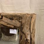 Spiegel – Driftwood / drijfhout- 140 x 60 cm - Bij TTM Wonen, Www.ttmwonen.nl, 100 tot 150 cm, Nieuw, Ophalen of Verzenden