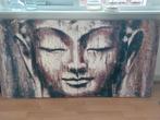 Budha canvas schilderij 2-delig, Ophalen of Verzenden, 125 cm of meer, Schilderij, 75 cm of meer