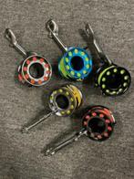 Vinger spoel reel aluminium 15 meter met rvs double ender, https://www.kanoenduiksport.nl/contact/contact/, Overige typen, Nieuw