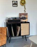 Retro look complete set: Platenspeler + extra box + kastje, Ophalen, Zo goed als nieuw, Overige merken