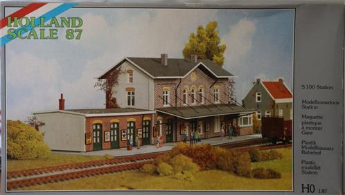 Bouwpakket NS Station Holland Scale 1:87, Hobby en Vrije tijd, Modeltreinen | H0, Nieuw, Brug, Tunnel of Gebouw, Gelijkstroom of Wisselstroom