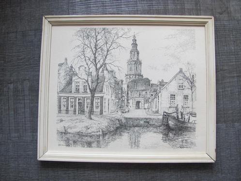Groningen - H.E. Roodenburg, Antiek en Kunst, Kunst | Tekeningen en Foto's, Ophalen of Verzenden