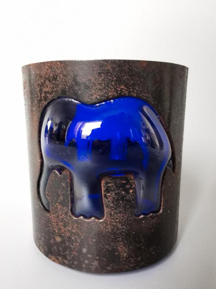 Nanny Stilll glass ? Olifant glas retro vintage Mid Century, Verzamelen, Retro, Huis en Inrichting, Verzenden