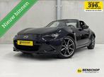 Mazda MX-5 RF 2.0 SkyActiv-G 160 GT-M Leer Navi PDC Cruise B, Auto's, 1998 cc, Zwart, 4 cilinders, Cabriolet