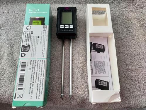 Bodemvruchtbaarheidsmeter. 6 in 1. Nieuw in doos., Doe-het-zelf en Verbouw, Meetapparatuur, Nieuw, Temperatuur, Ophalen of Verzenden