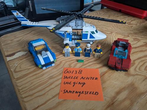Lego City 60138 Politie snelle achtervolging, Kinderen en Baby's, Speelgoed | Duplo en Lego, Zo goed als nieuw, Ophalen of Verzenden