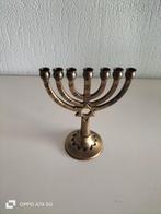 Joodse Chanoeka Kandelaar, Ophalen of Verzenden, Koper of Brons