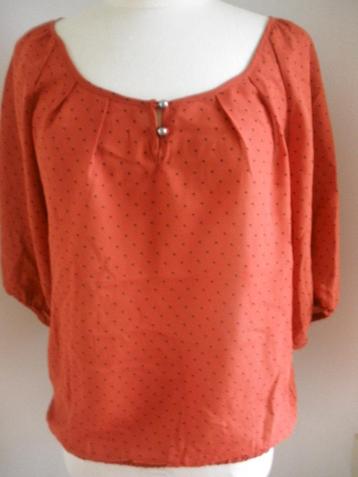 YAYA bloes tuniek ketchup oranje maat 38 - nieuw - beschikbaar voor biedingen