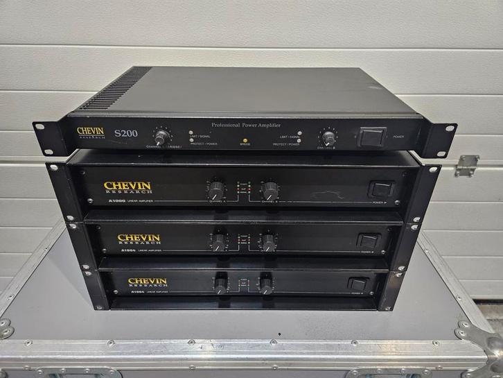 Chevin research versterkers, Audio, Tv en Foto, Professionele Audio-, Tv- en Video-apparatuur, Gebruikt, Audio, Ophalen of Verzenden