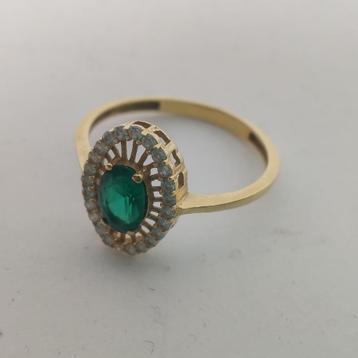 Gouden ring 14K 1.69 Gram || Maat 15.5 || nu voor €109.99  beschikbaar voor biedingen