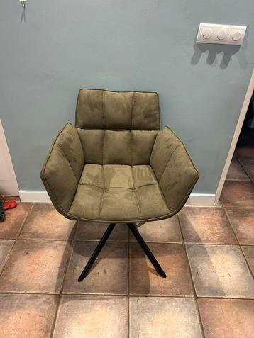 NIEUW 1 eetkamerstoel, fauteuil 180 graden beschikbaar voor biedingen