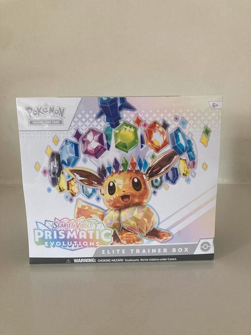 Prismatic Evolutions etb, Verzamelen, Speelkaarten, Jokers en Kwartetten, Zo goed als nieuw, Speelkaart(en), Verzenden