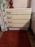 Vintage jaren 60 nachtkastjes, Ophalen, Gebruikt, Hout