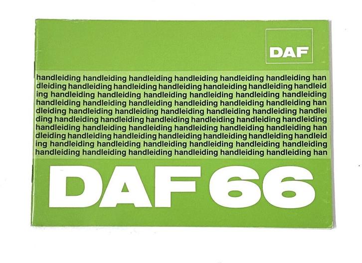 Handleiding DAF 66, Auto diversen, Handleidingen en Instructieboekjes, Verzenden