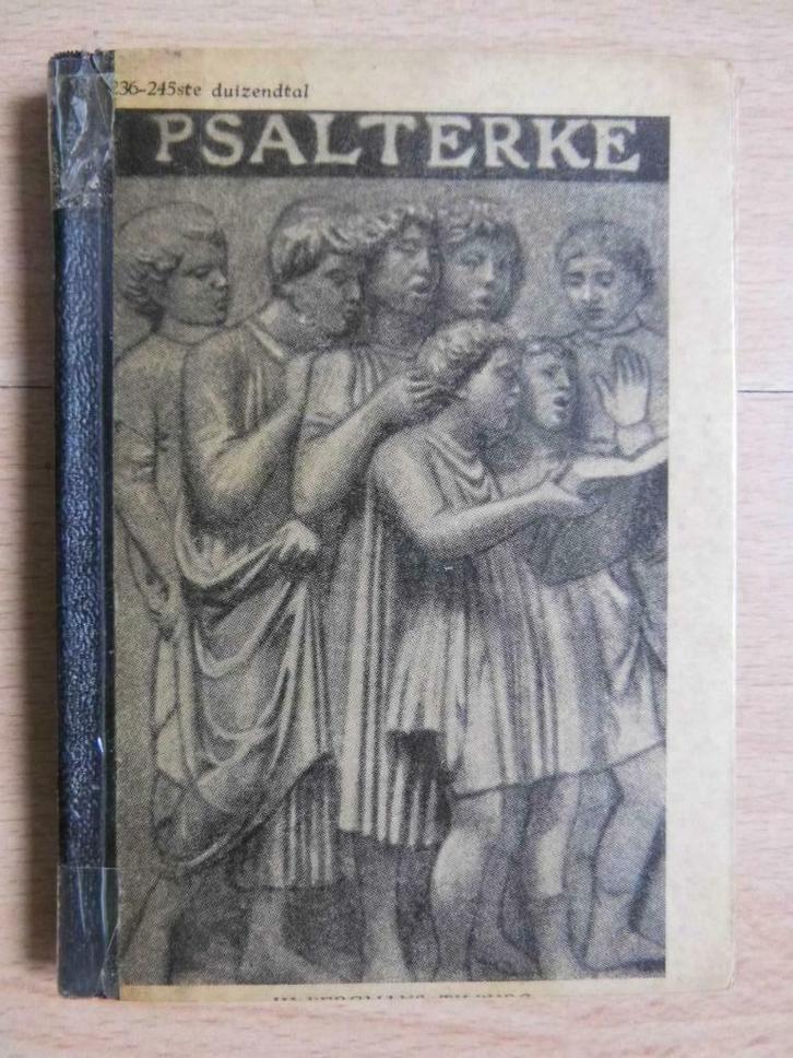 Psalterke - geestelijke liederen kerk school huisgezin 1922, Boeken, Godsdienst en Theologie, Zo goed als nieuw, Christendom | Katholiek