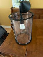 Industri
le Hanglamp met Glazen Cilinder, Ophalen of Verzenden, Gebruikt, Kunststof, Minder dan 50 cm