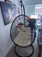 Hangstoel / Egg  / Swing Chair – met standaard en kussens, Ophalen, Zo goed als nieuw, Rotan