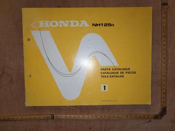 Honda NH125 onderdelen catalogus  beschikbaar voor biedingen