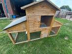 Kippenhok met ren kuikens konijnenhok cavia kwartels, Ophalen of Verzenden, Zo goed als nieuw, Kippenhok of Kippenren