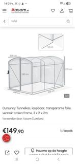 nieuw in doos, nooit gebruikt, Tuin en Terras, Ophalen of Verzenden, Zo goed als nieuw, Aluminium