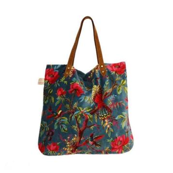 Vrolijke blauwe shopper tas Paradise leuk kado verjaardag beschikbaar voor biedingen