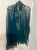 Blauwe Transparante Tuniek - Maat M, Kleding | Dames, Ophalen of Verzenden, Zo goed als nieuw, Maat 38/40 (M), Blauw
