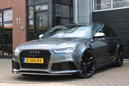 Audi RS6 Quattro Avant 2015 Grijs luchtvering Miltek panodak, Auto's, Audi, Particulier, RS6, Benzine, E, Stationwagon, Automaat