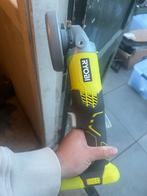 Ryobi Haakse Slijper - Zo goed als nieuw!, Doe-het-zelf en Verbouw, Gereedschap | Schuurmachines, Ophalen of Verzenden, Zo goed als nieuw