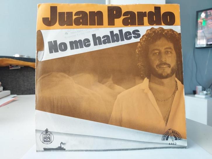 7" Single Juan Pardo - No Me Hables / Lo Siento Amor, Cd's en Dvd's, Vinyl Singles, Gebruikt, Single, Pop, 7 inch, Ophalen of Verzenden