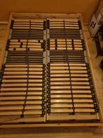 Bed van hout, Huis en Inrichting, Slaapkamer | Bedden, Ophalen, Gebruikt, Eenpersoons, Beige