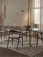 Ovale Eettafel mango houten tafel met Gouden onderpoten, Huis en Inrichting, Tafels | Eettafels, 100 tot 150 cm, 200 cm of meer