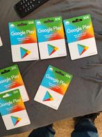 2x 25 en 4x 50 euro bon google play, Drie personen of meer, Overige soorten, Overige typen