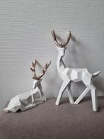 Mooie design beeldjes hert wit/goud, Verzamelen, Beelden en Beeldjes, Ophalen of Verzenden, Nieuw